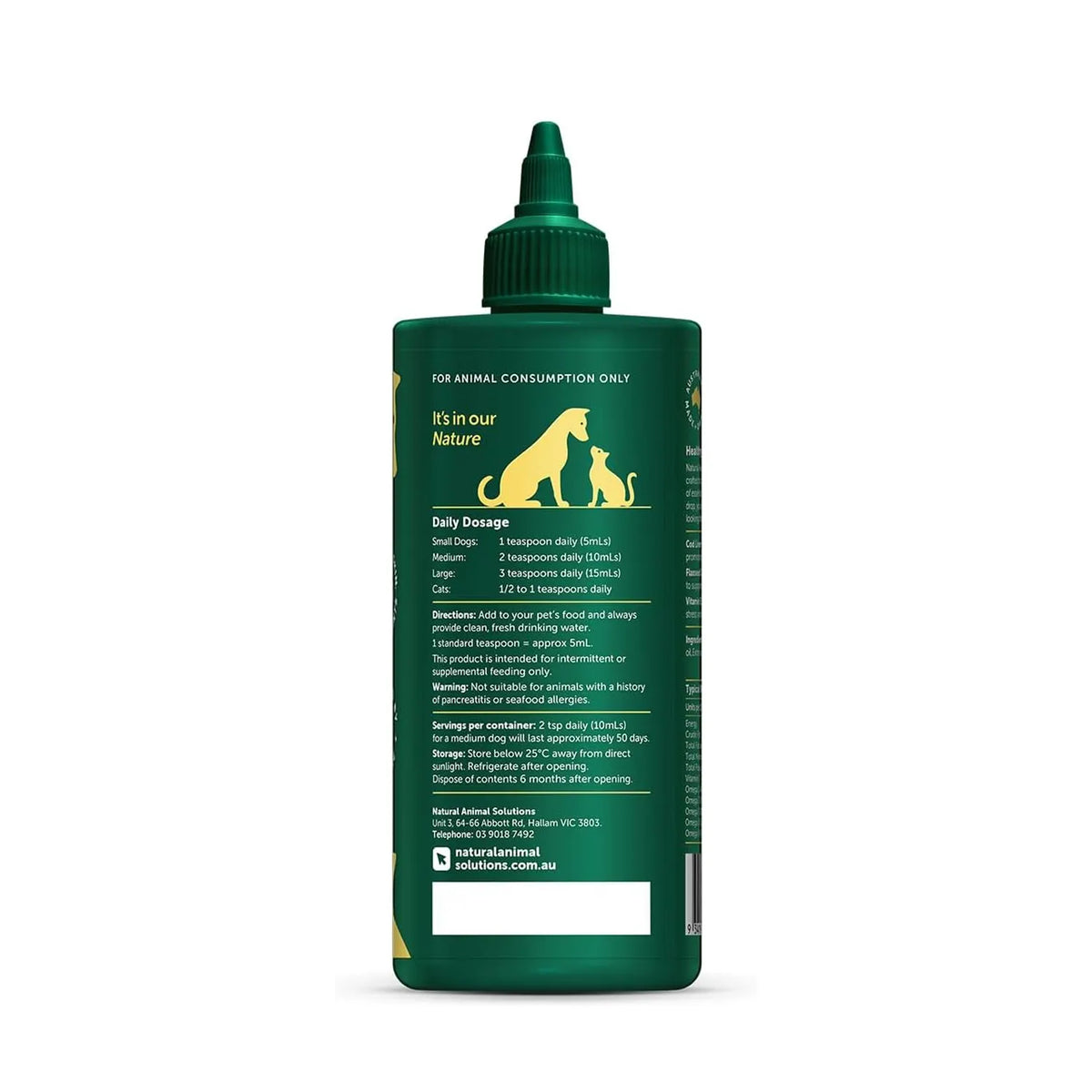 NAS - Omega 3, 6, 9 Oil for Dogs 500mL