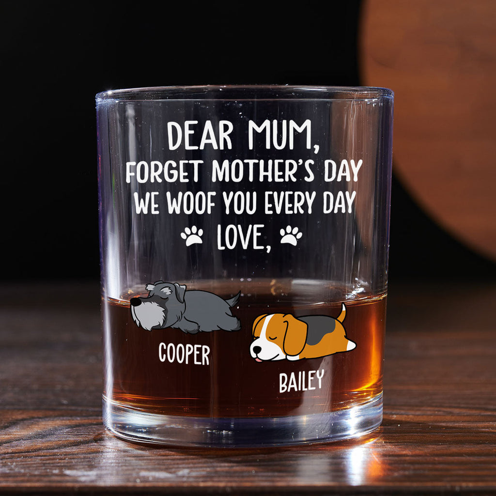 Woof You Every Day - Personalized Whiskey Glass