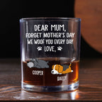 Woof You Every Day - Personalized Whiskey Glass