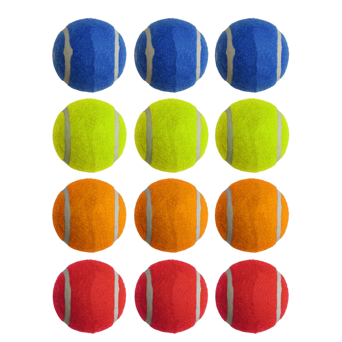 Nerf Dog Toy - Squeak Tennis Balls 6.25cm 12-Pack