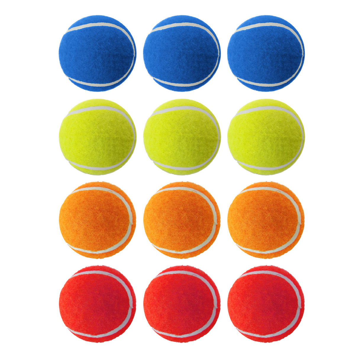 Nerf Dog Toy - Squeak Tennis Balls 6.25cm 12-Pack