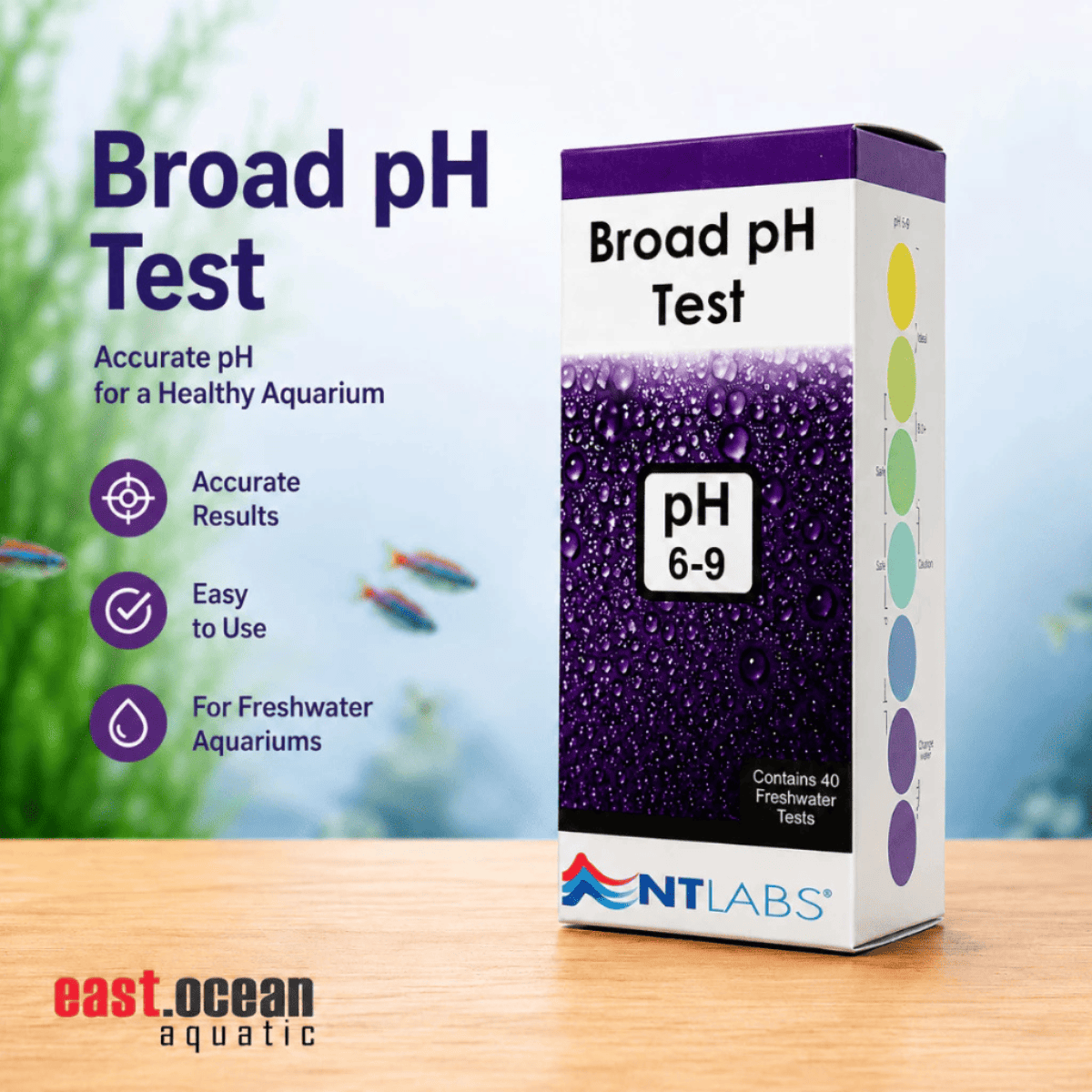 NT Labs Broad Range pH Test Kit (6-9)