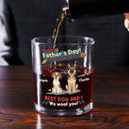 Dog Dad Forever - Personalized Whiskey Glass