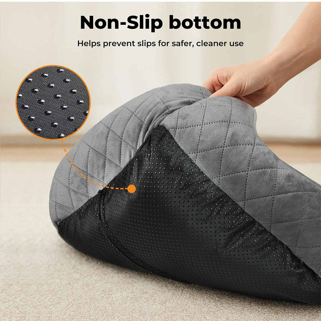 Calming Dog & Cat Bed – Fluffy Plush Washable