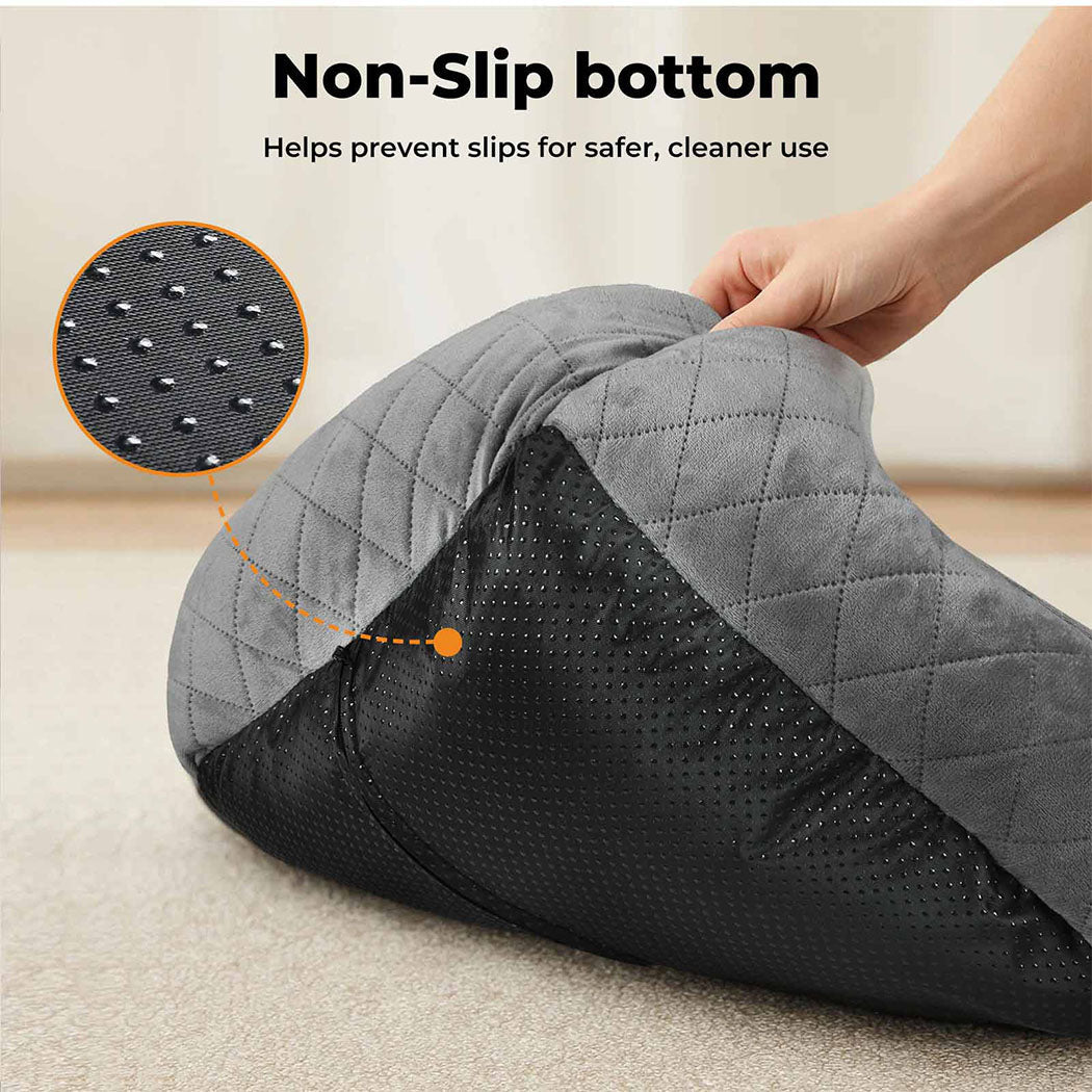 Calming Dog & Cat Bed – Fluffy Plush Washable