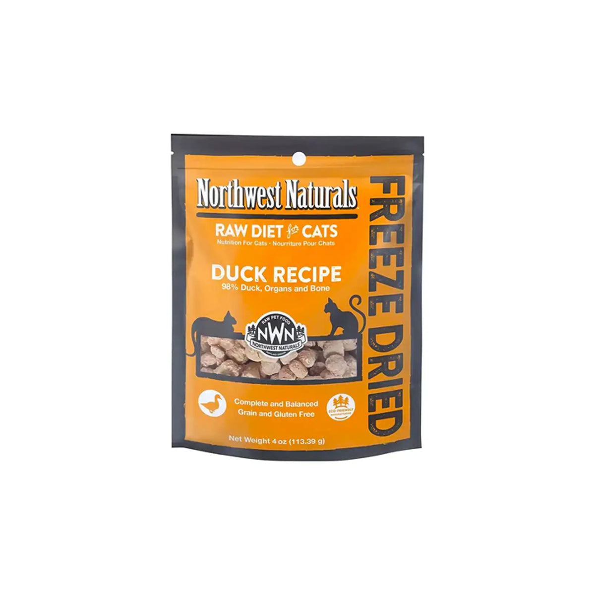 Northwest Naturals Freeze Dried Diets for Cats - Duck Recipe