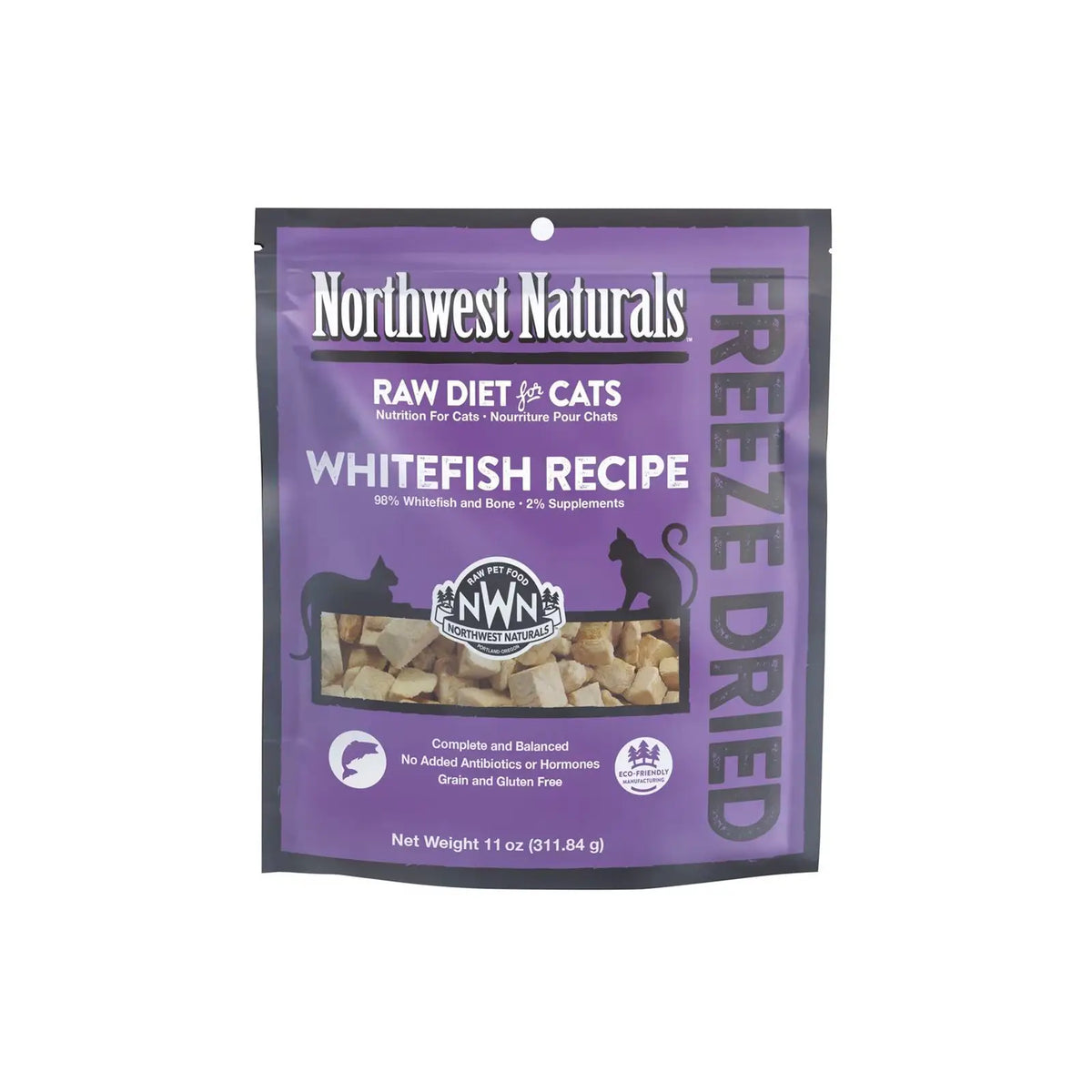 Northwest Naturals Freeze Dried Diets for Cats - Whitefish Recipe