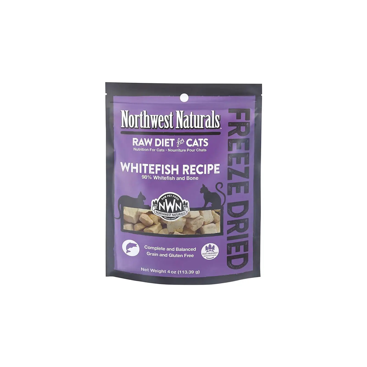 Northwest Naturals Freeze Dried Diets for Cats - Whitefish Recipe
