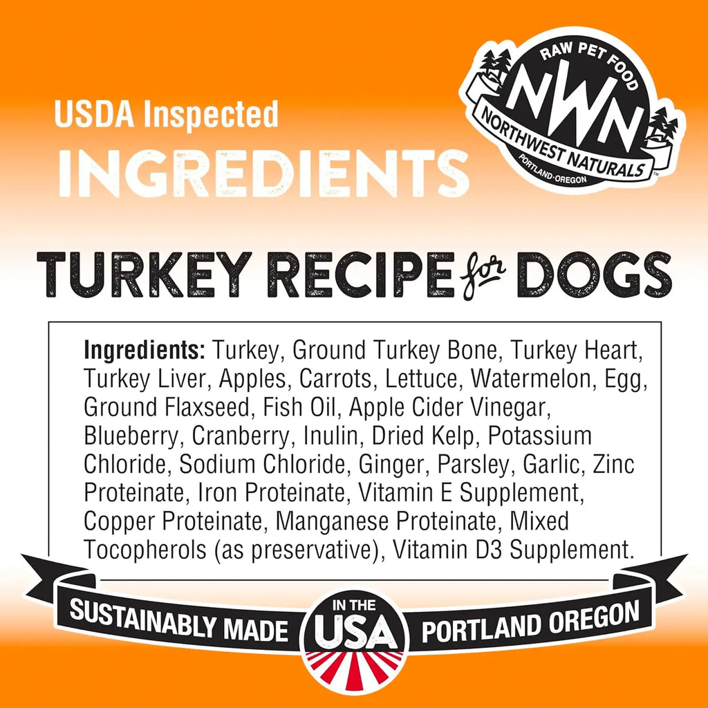 Northwest Naturals Freeze Dried Diets for Dogs - Turkey Recipe