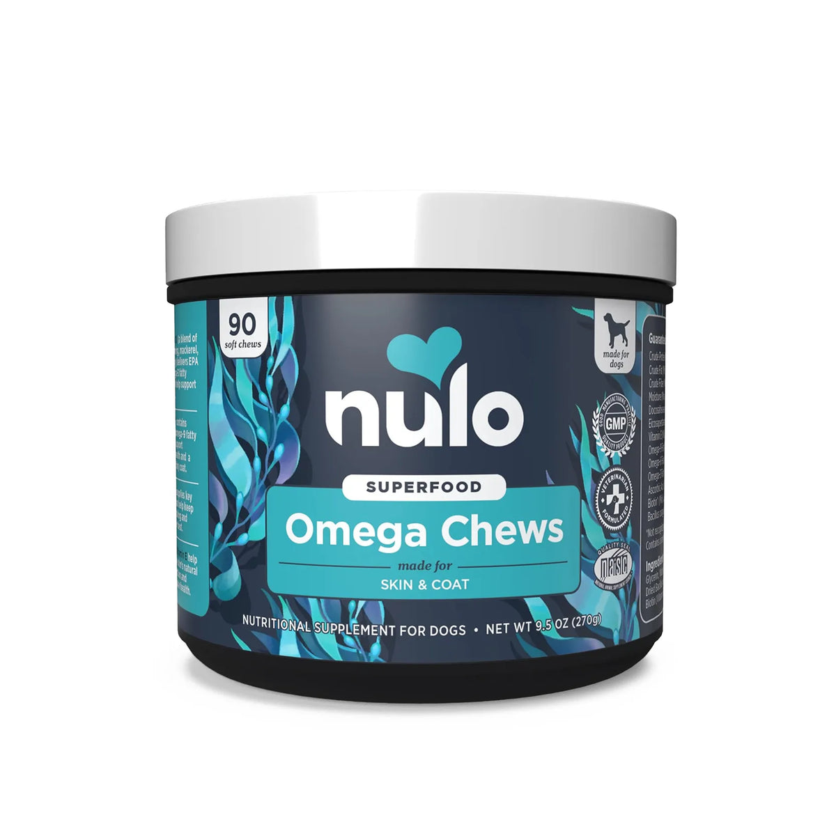 Nulo Functional Soft Chew Supplement for Dogs - Omega Chews 90's