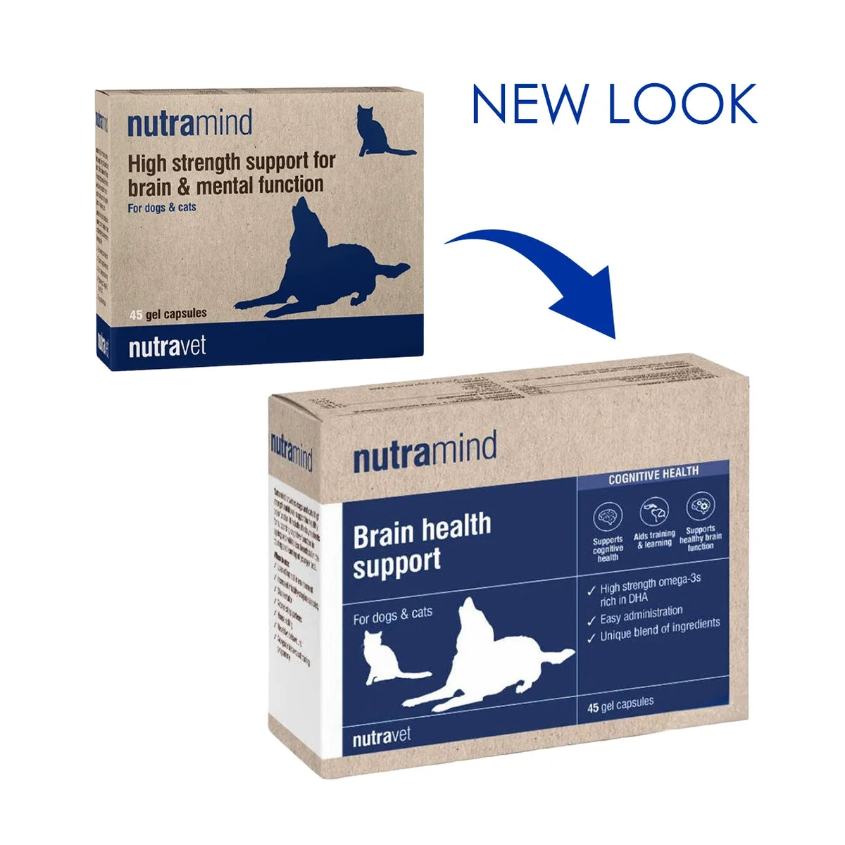 Nutramind (Brain Health Supplement for Dogs & Cats) 45 caps