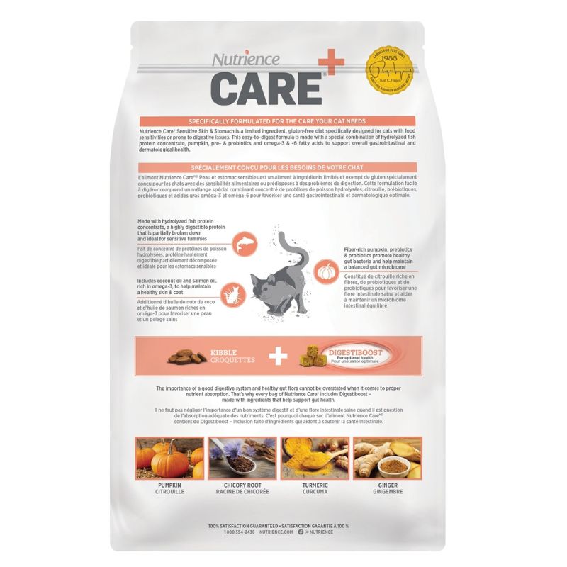 Nutrience Care - Sensitive Skin and Stomach Dry food For Cat