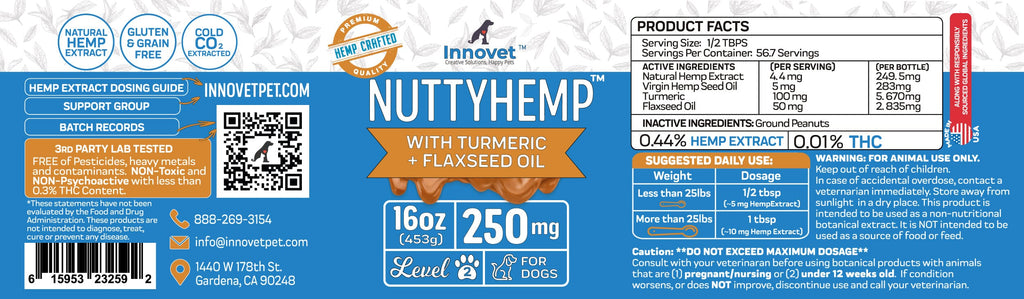 Nutty Hemp - CBD Peanut Butter for Dogs