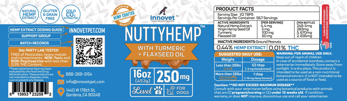 Nutty Hemp - CBD Peanut Butter for Dogs