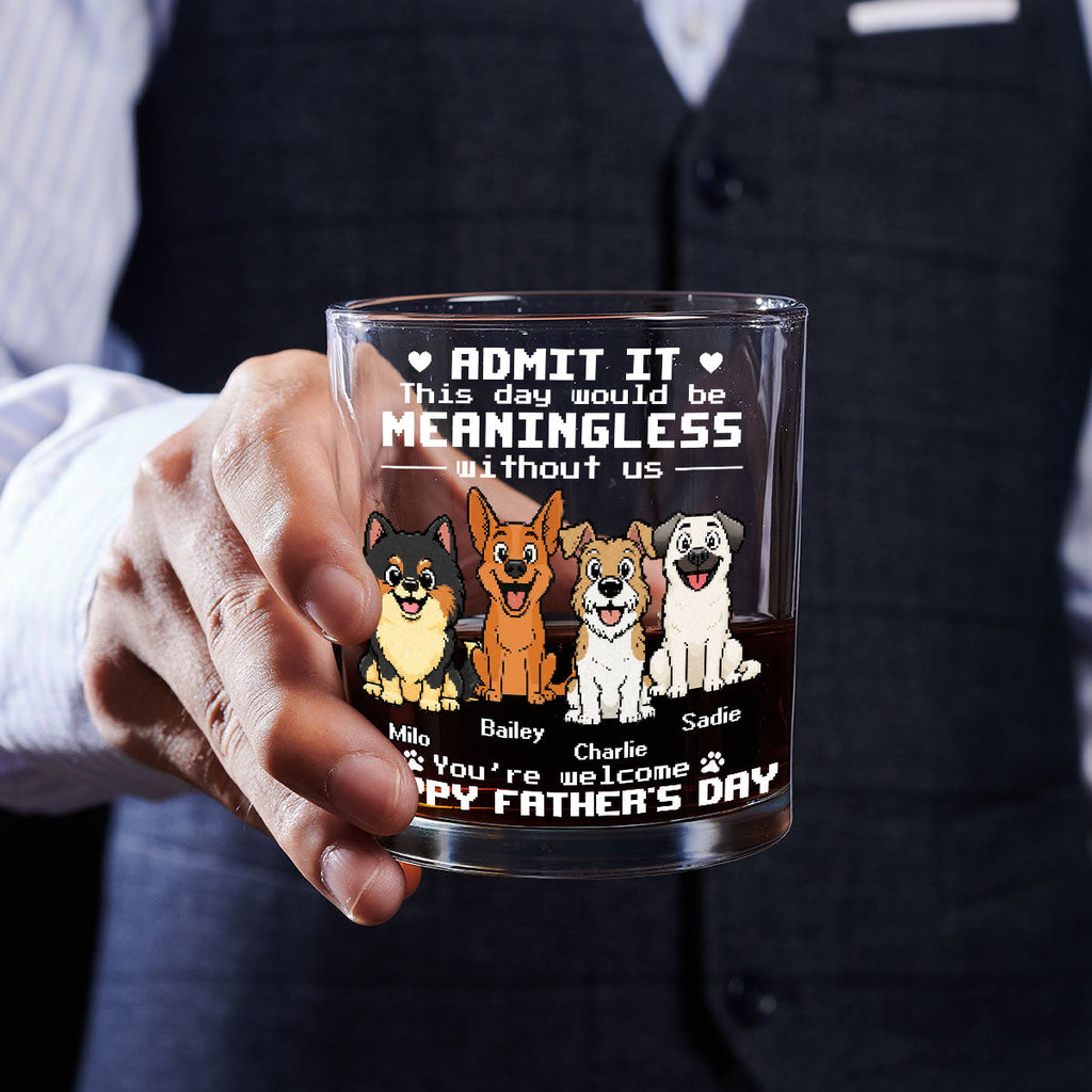 Thanks For Having Me - Personalized Whiskey Glass