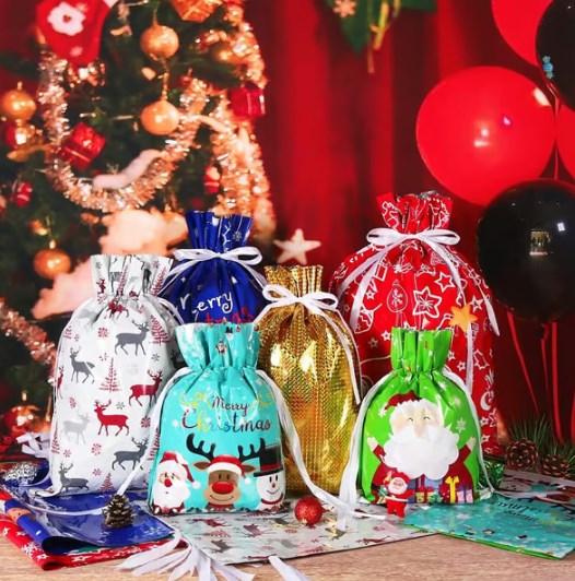 🎅CHRISTMAS GIFT-🎁Drawstrings Gift Bags