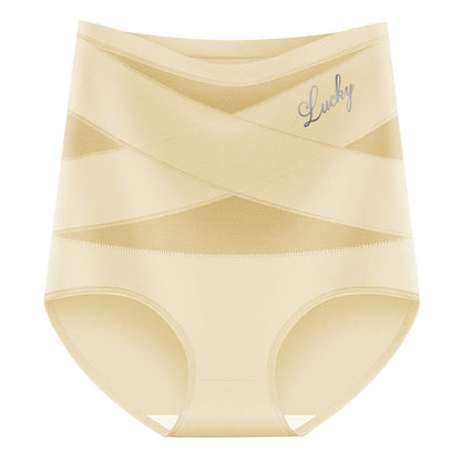 💖Limited Sale 50% OFF💖Plus-Size High-Waist Cross Tummy Control Panties