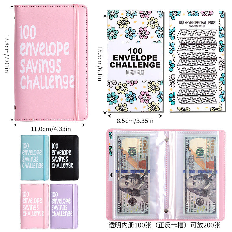 🔥BEST NEW YEAR GIFT £8.99!!🎁100 Envelope Savings Challenge Book💷