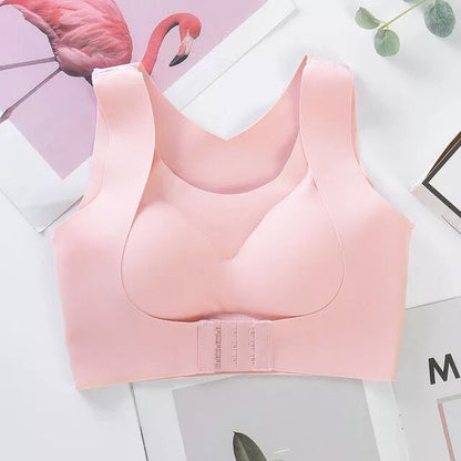 🤩HOT SALE - 50% OFF💝Front Closure Cross-Back Wireless Posture Bra
