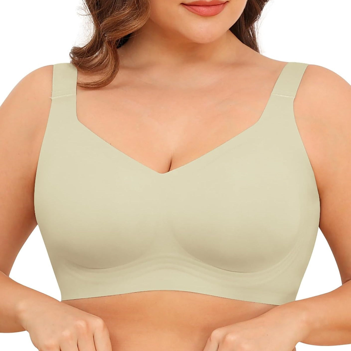 ⏳LAST DAY SALE 50%⚡💖Comfortable Wireless Full Coverage Jelly Smoothing Bra👍No more sagging breasts