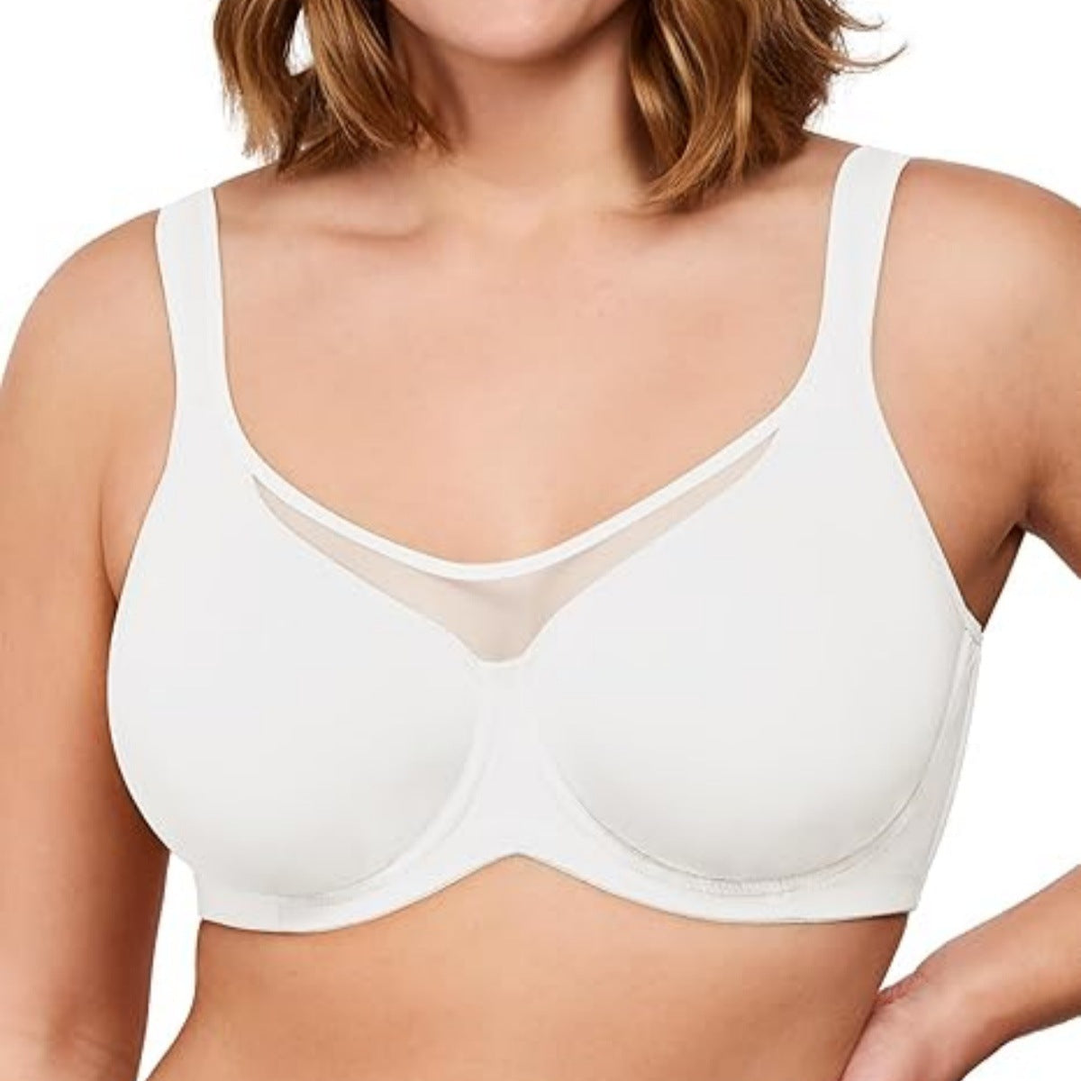🏆BUY 1 GET 1 FREE💗Women's Elegant Sheer Full Coverage Plus Size Bra
