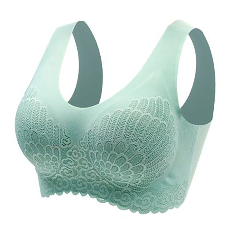 🌷💥Buy 1 Get 1 Free🔥Latex 4.0 Graceful Anti-saggy Breathable Lace Plus-size Bra