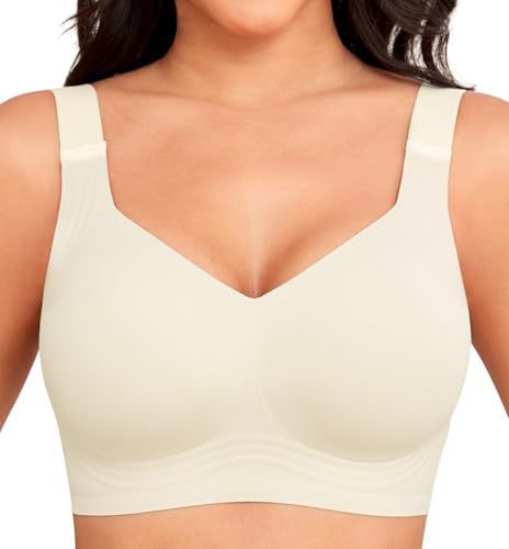 ⏳LAST DAY SALE 50%⚡💖Comfortable Wireless Full Coverage Jelly Smoothing Bra👍No more sagging breasts