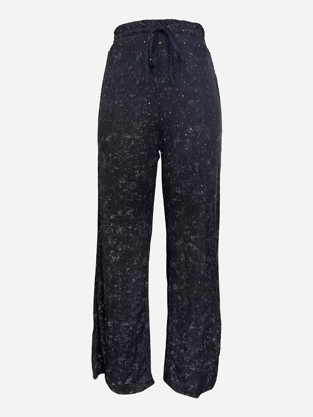 💖LAST DAY SALE 50% OFF💃Women's Sequin Sparkle Wide Leg Pants with Elastic Waistband