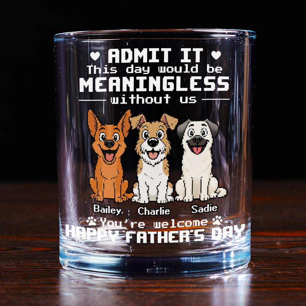Thanks For Having Me - Personalized Whiskey Glass