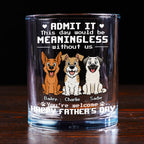 Thanks For Having Me - Personalized Whiskey Glass