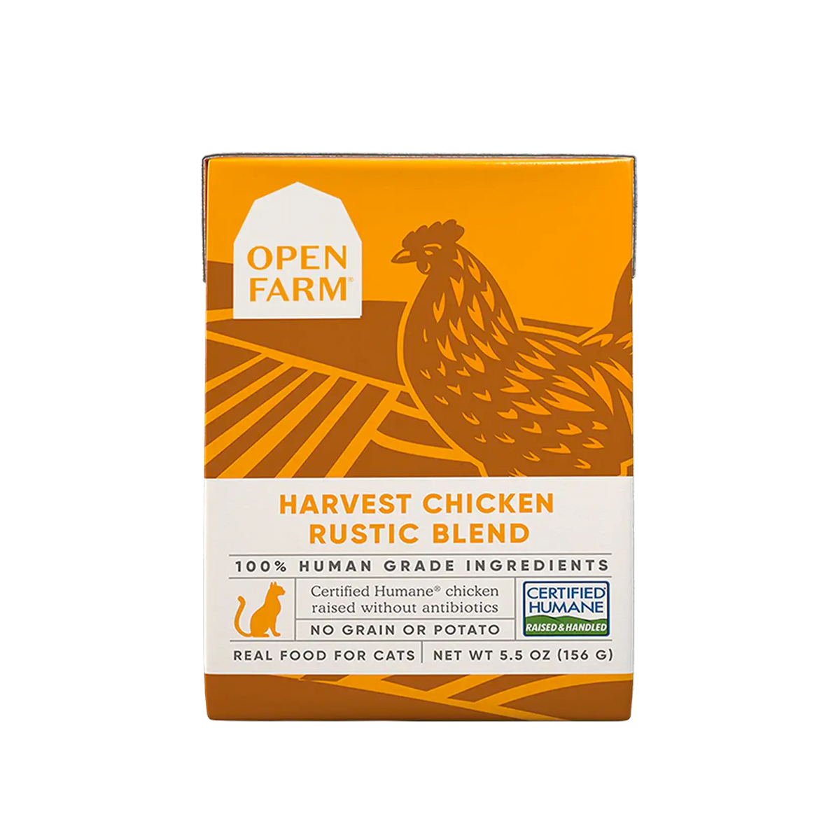 Open Farm Rustic Blend Wet Cat Food Harvest Chicken 5.5oz