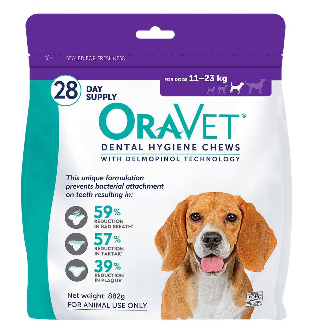 OraVet Dental Hygiene Chews for Medium Dogs 11 - 23kg