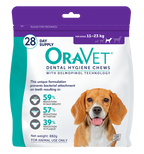 OraVet Dental Hygiene Chews for Medium Dogs 11 - 23kg