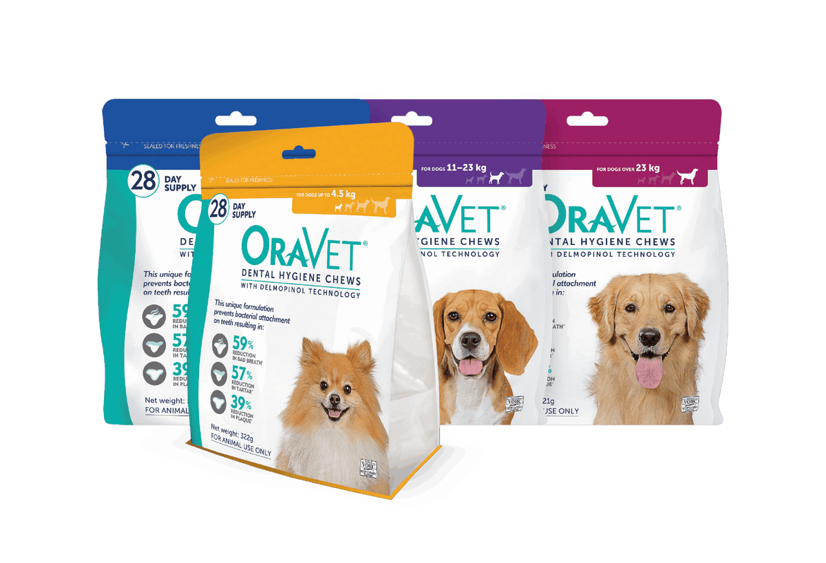 OraVet Dental Hygiene Chews for Extra Small Dogs up to 4.5kg