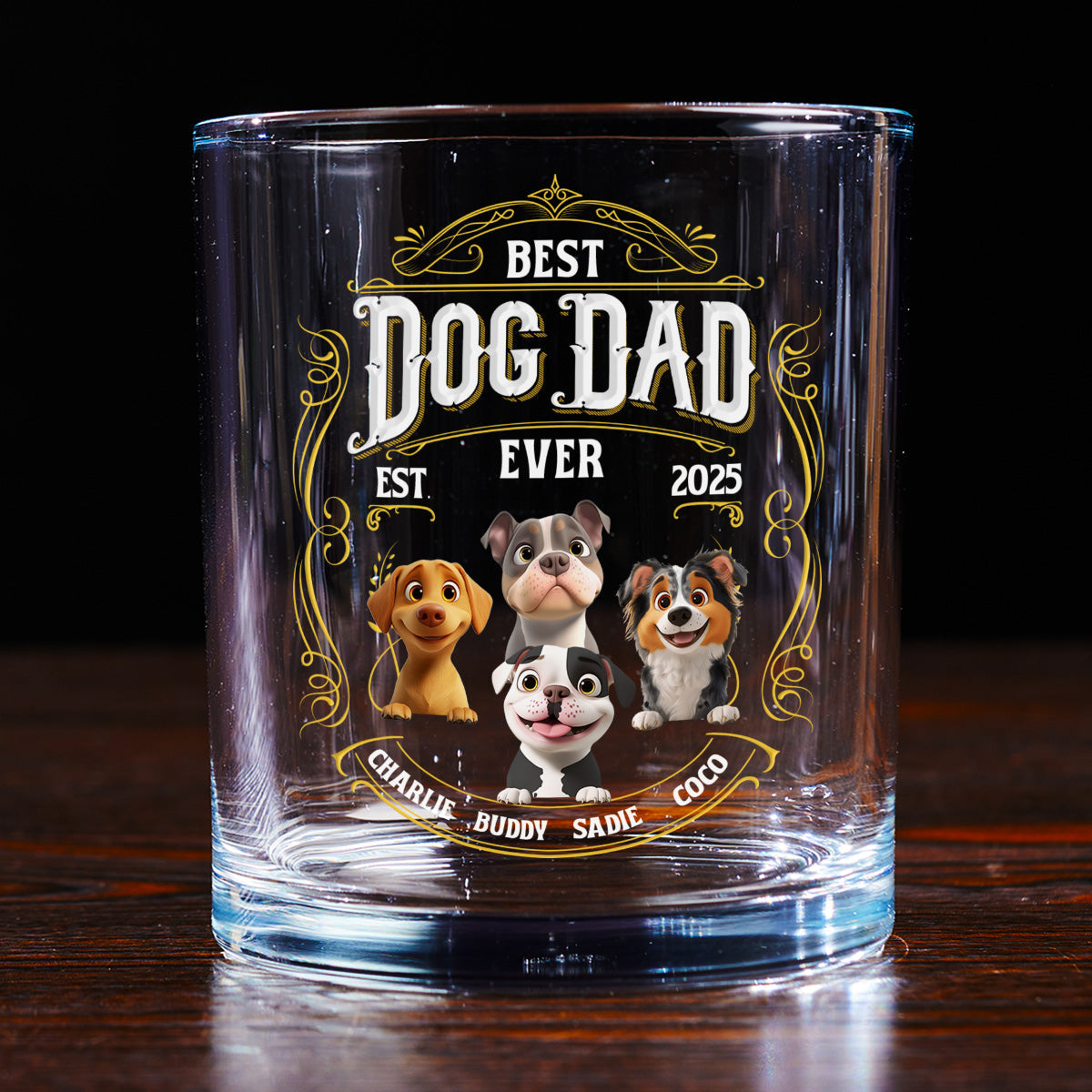 Whiskey Logo - Personalized Whiskey Glass