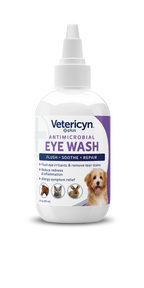 Vetericyn Plus Antimicrobial Eye Wash for Dogs & Cats, 3-ounce