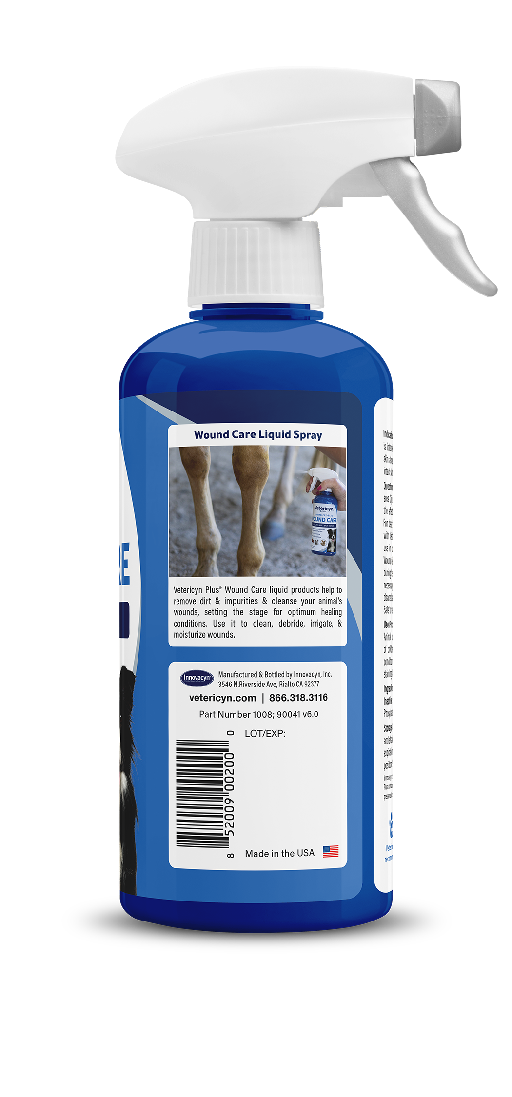 Vetericyn Plus Antimicrobial All Animal Wound Care Spray, 16-ounce