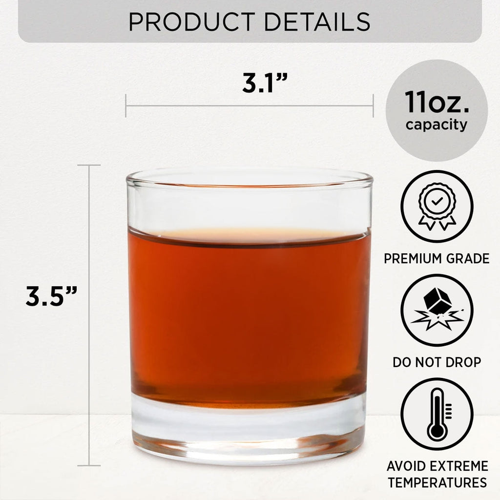 Thank You Dad - Personalized Whiskey Glass