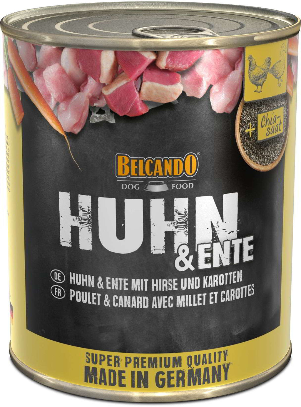 BELCANDO Piletina i pačetina s prosom i mrkvom, 400g