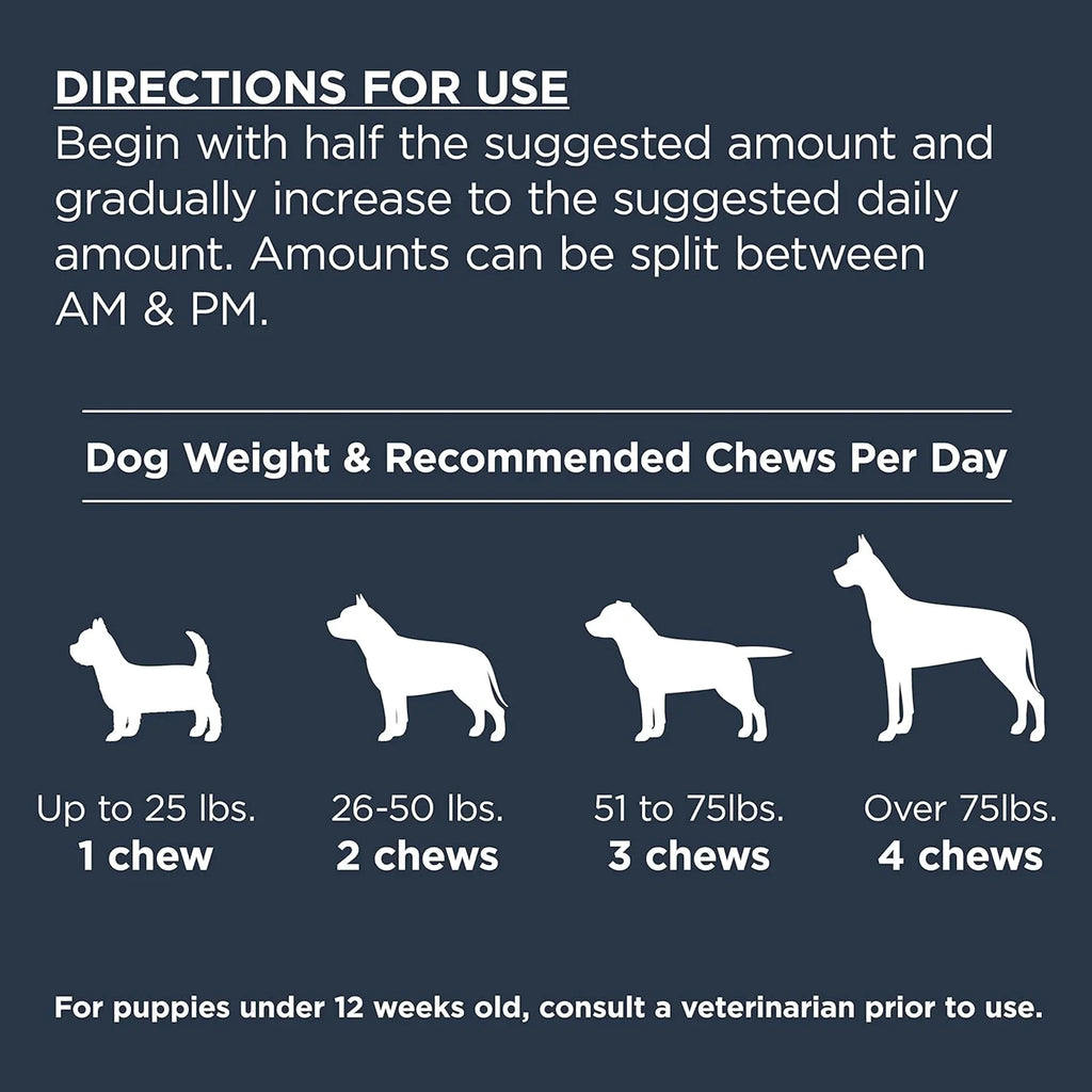 Nulo Functional Soft Chew Supplement for Dogs - Omega Chews 90's