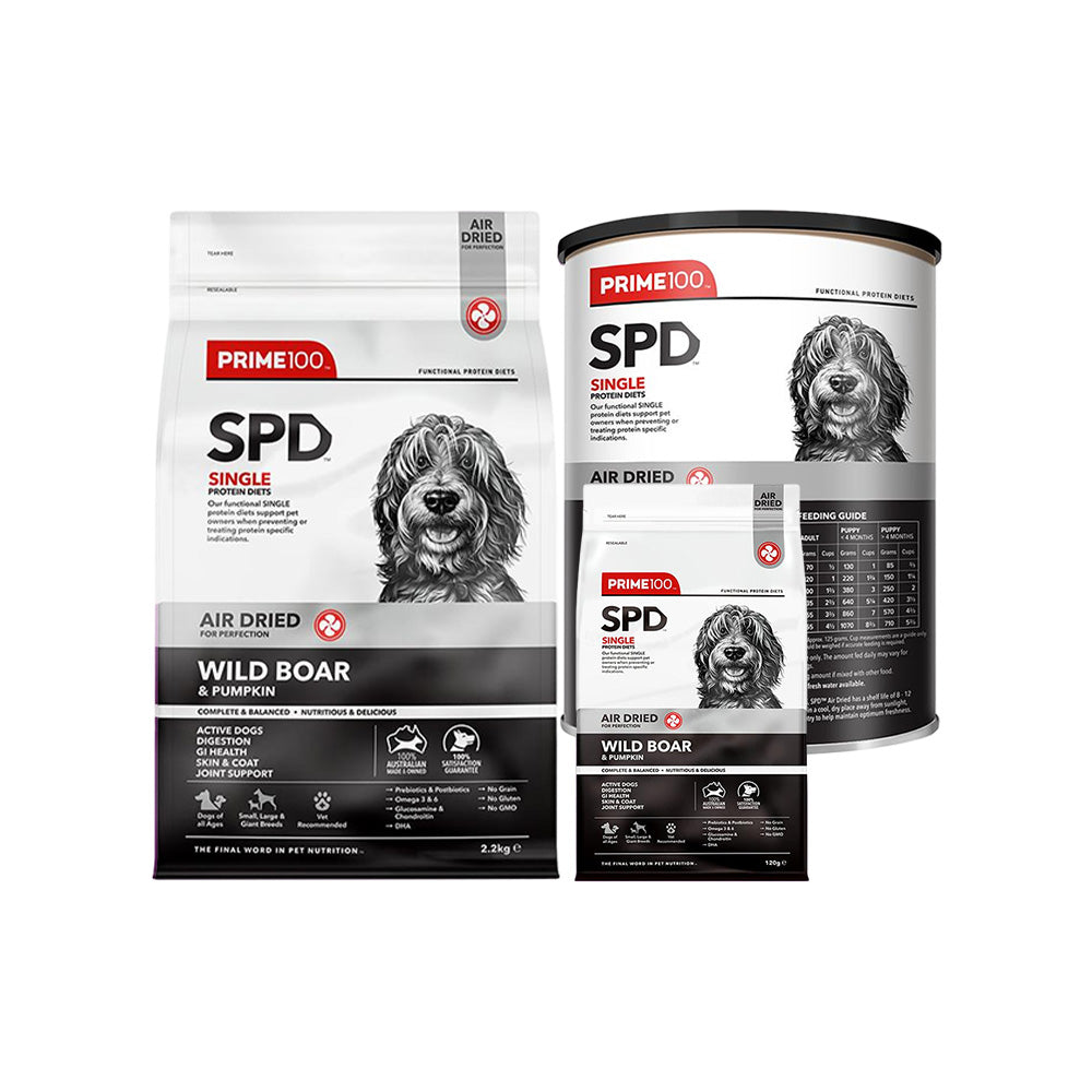 PRIME100 SPD Air Dried Wild Boar & Pumpkin Dog Food