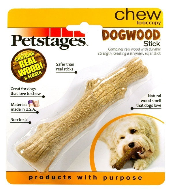 Petstages Dogwood Wood Alternative Dog Chew Toy Original Stick