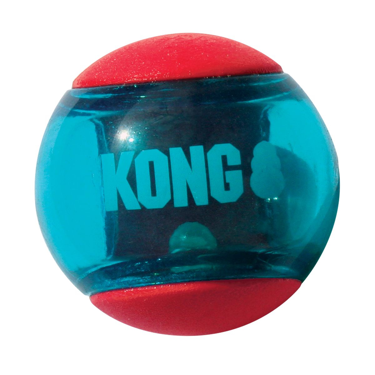 KONG Dog Toys Squeezz Action Ball Red