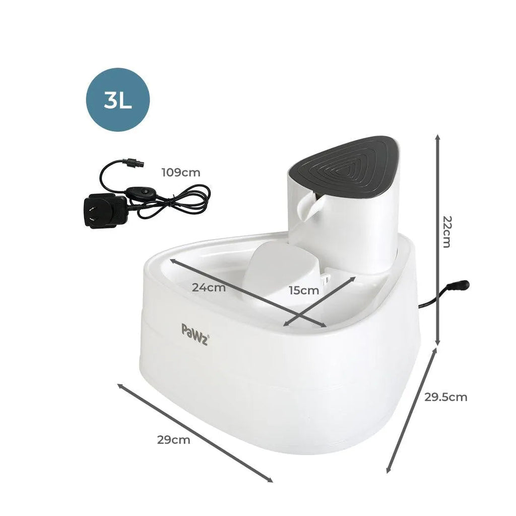 Pet Water Fountain Dispenser 3L