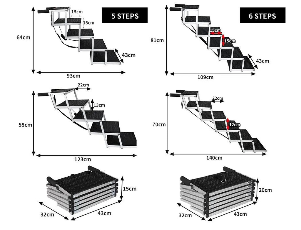 Folding Dog Ramp For SUV Truck
