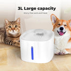 Dog & Cat Water Fountain – Automatic Pet Drinking Dispenser