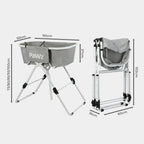 Dog Wash Bathtub - Foldable & Adjustable Height