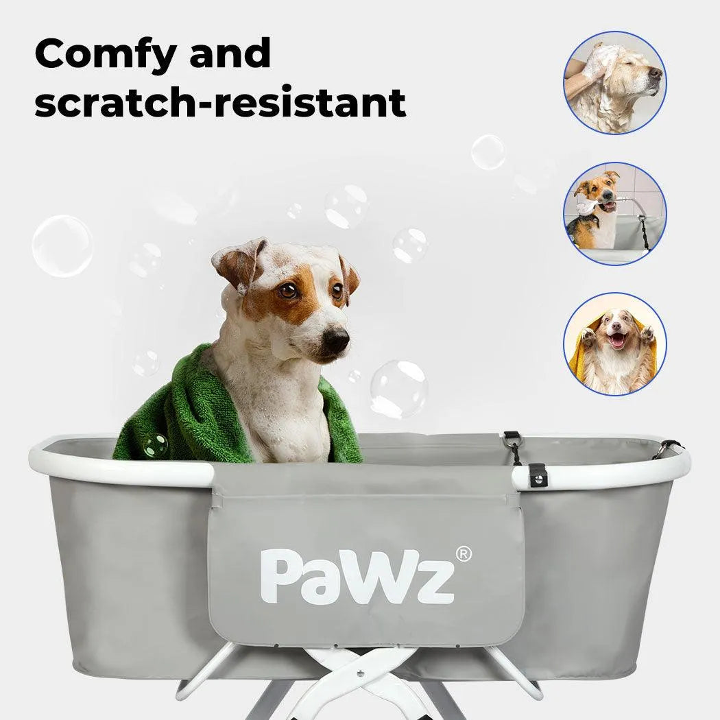 Dog Wash Bathtub - Foldable & Adjustable Height