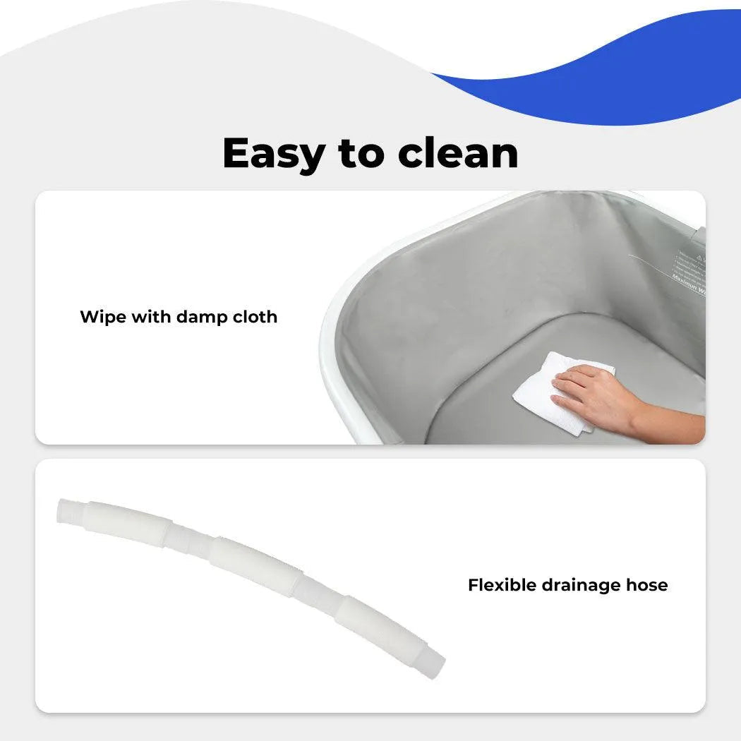 Dog Wash Bathtub - Foldable & Adjustable Height