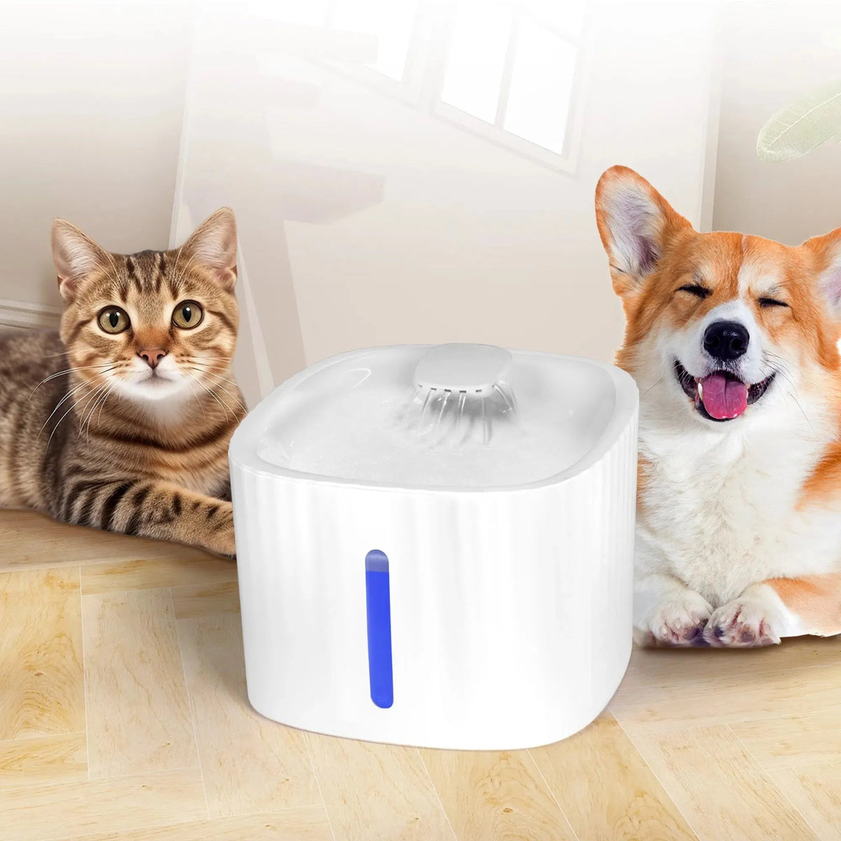 Dog & Cat Water Fountain – Automatic Pet Drinking Dispenser